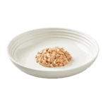 Isolated image of a plate of Encore ocean fish cat food