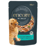 dog food pouch chicken with tuna and vegetables