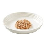 Isolated image of a plate of encore cat food tuna and whitebait