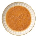 Bone broth on plate